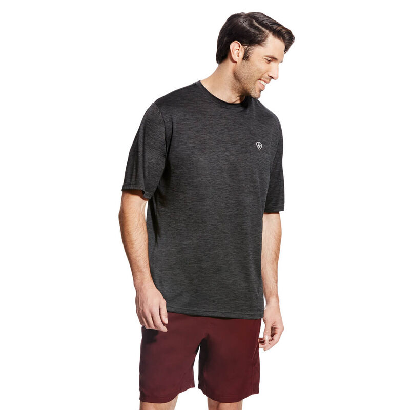 Ariat T-Shirts Herren - Charger Basic DunkelGrau ( FNUZR-6352 )